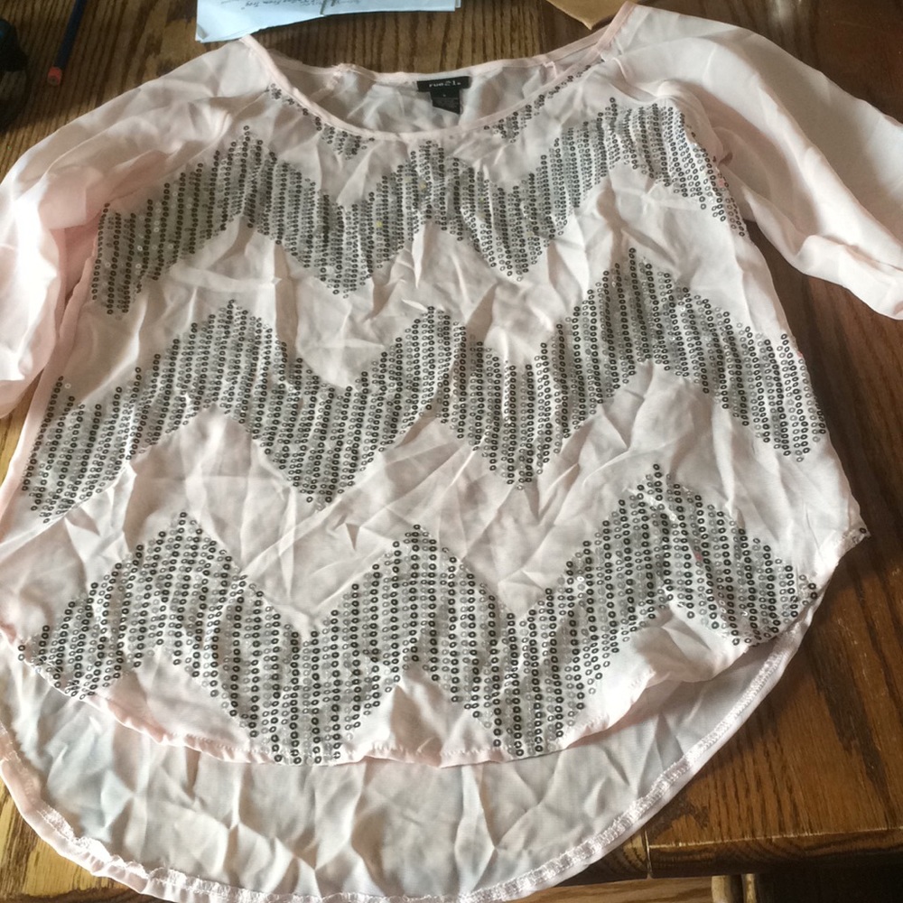 Rue 21 dress top see through small